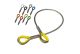 DIVO CAVO IN ACCIAIO CON PVC Ø 14MM WLL 2,6TN 1,5M